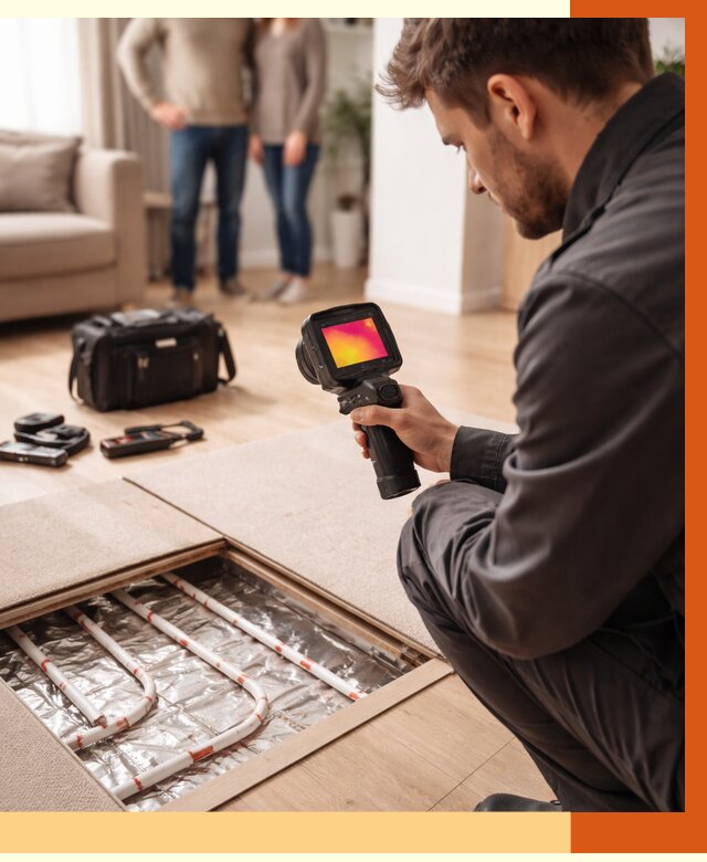 Тепловизионное обследование теплого пола в Каменске-Шахтинском от 4635 руб. — ТепломастерКсш