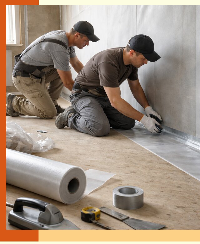 Монтаж пароизоляции для дома и помещений в Каменске-Шахтинском