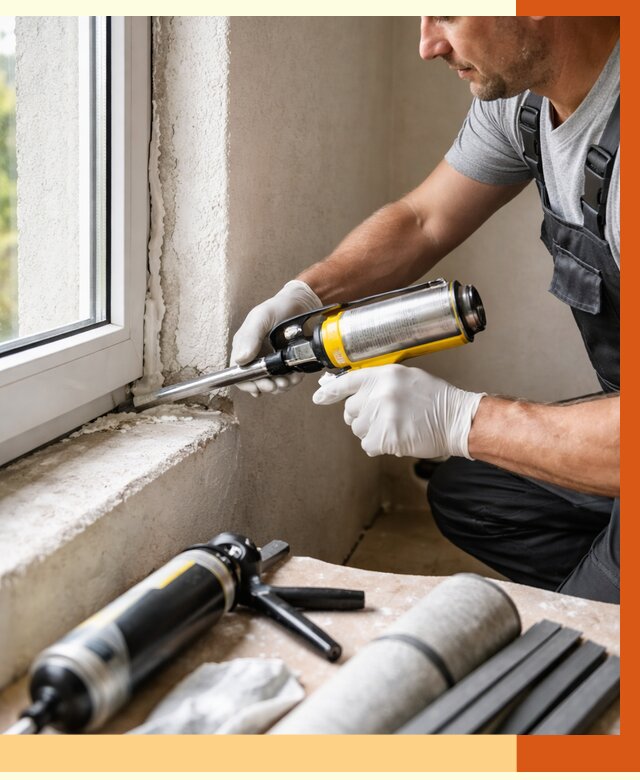 Герметизация стыков и примыканий в Каменске-Шахтинском от 1236 руб. под ключ | ТепломастерКсш