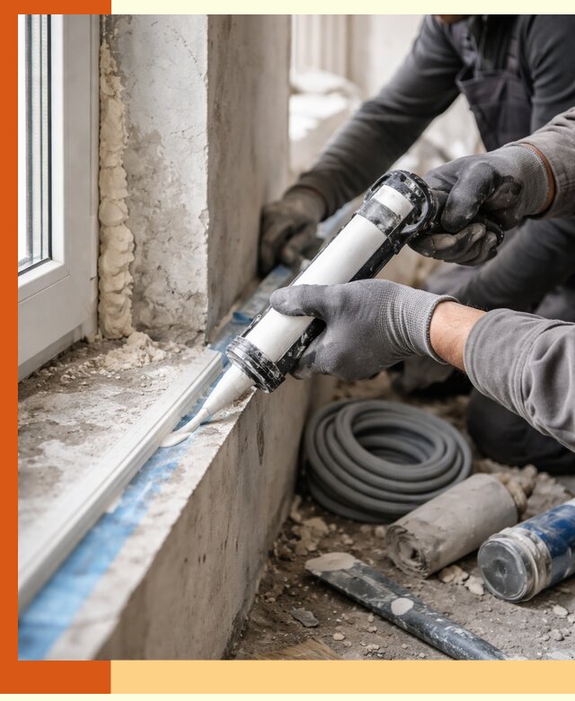 Герметизация стыков и примыканий зданий в Каменске-Шахтинском